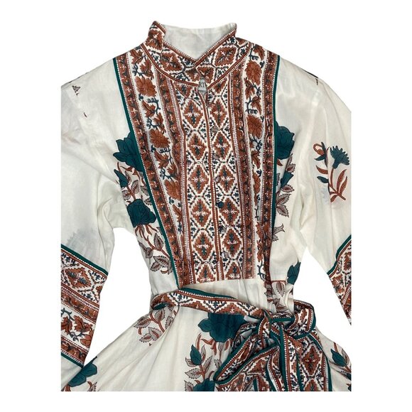 NWT Anthropologie Sue Sartor Flounce Shorty Dress-sz Medium Petite - Picture 8 of 12